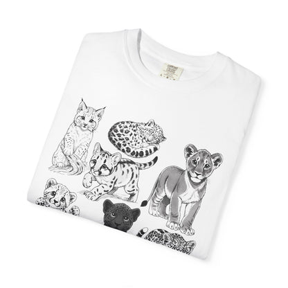 Cute Big Cat Cubs comfort color T-Shirt