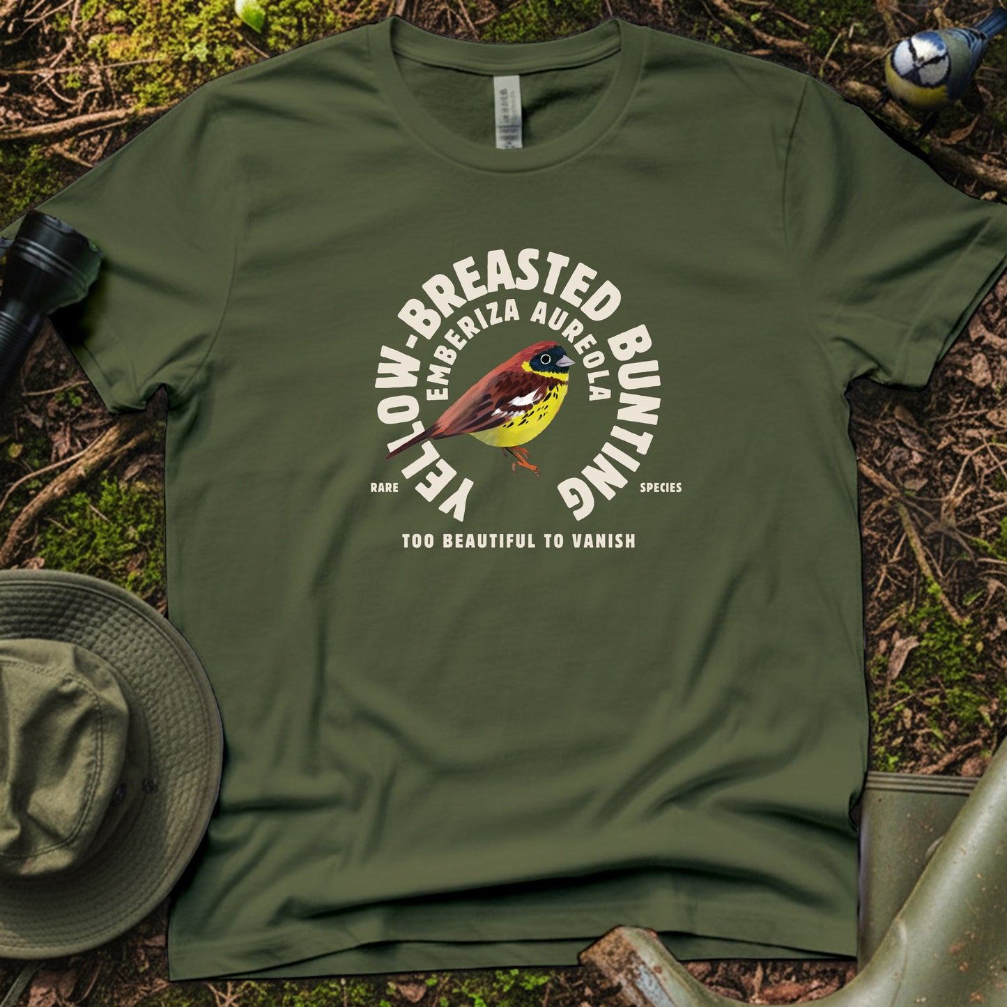 Yellow-breasted bunting Unisex T-Shirt