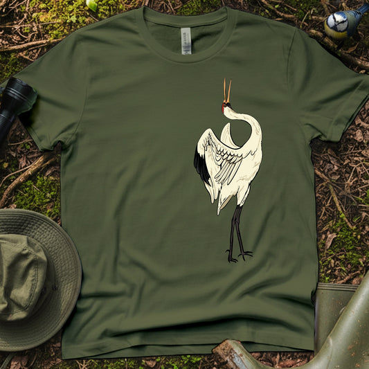 Whooping crane couple T-Shirt (R)
