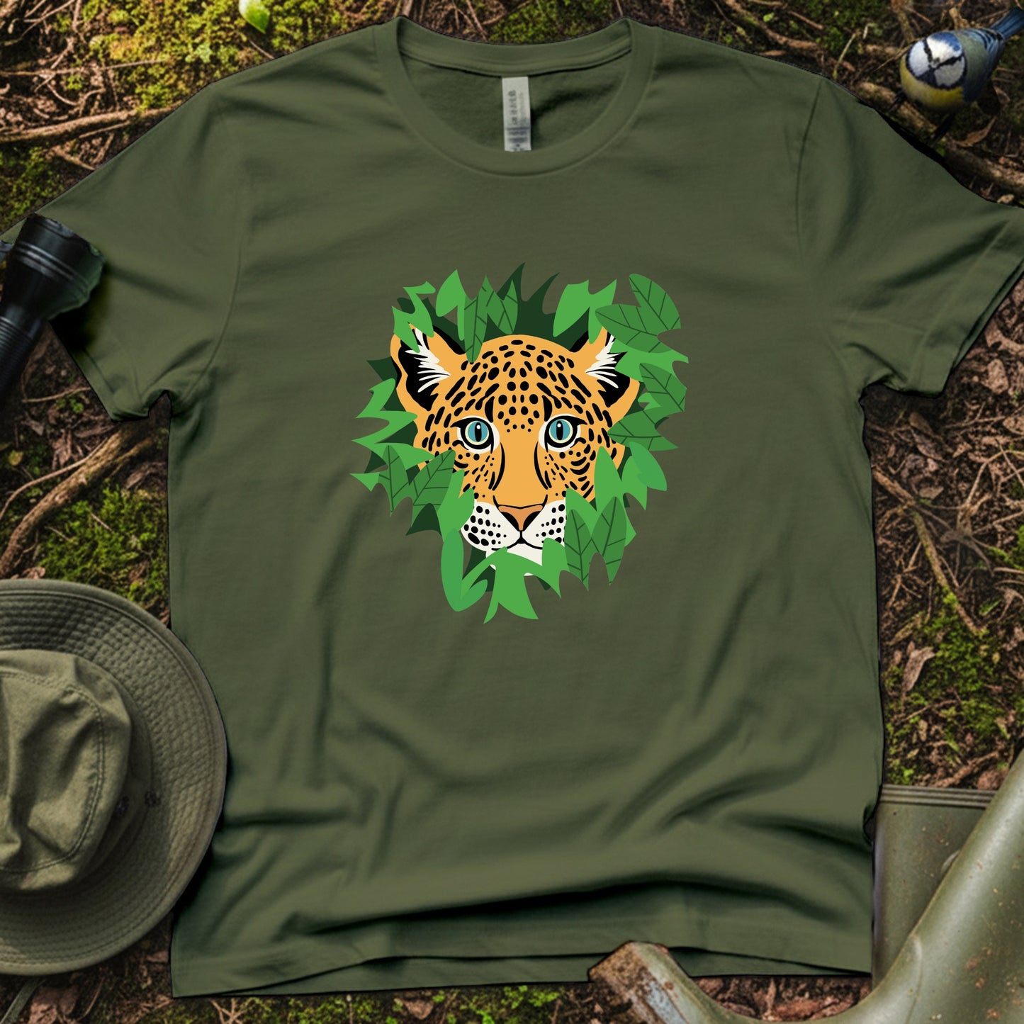 Javan leopard hiding T-Shirt