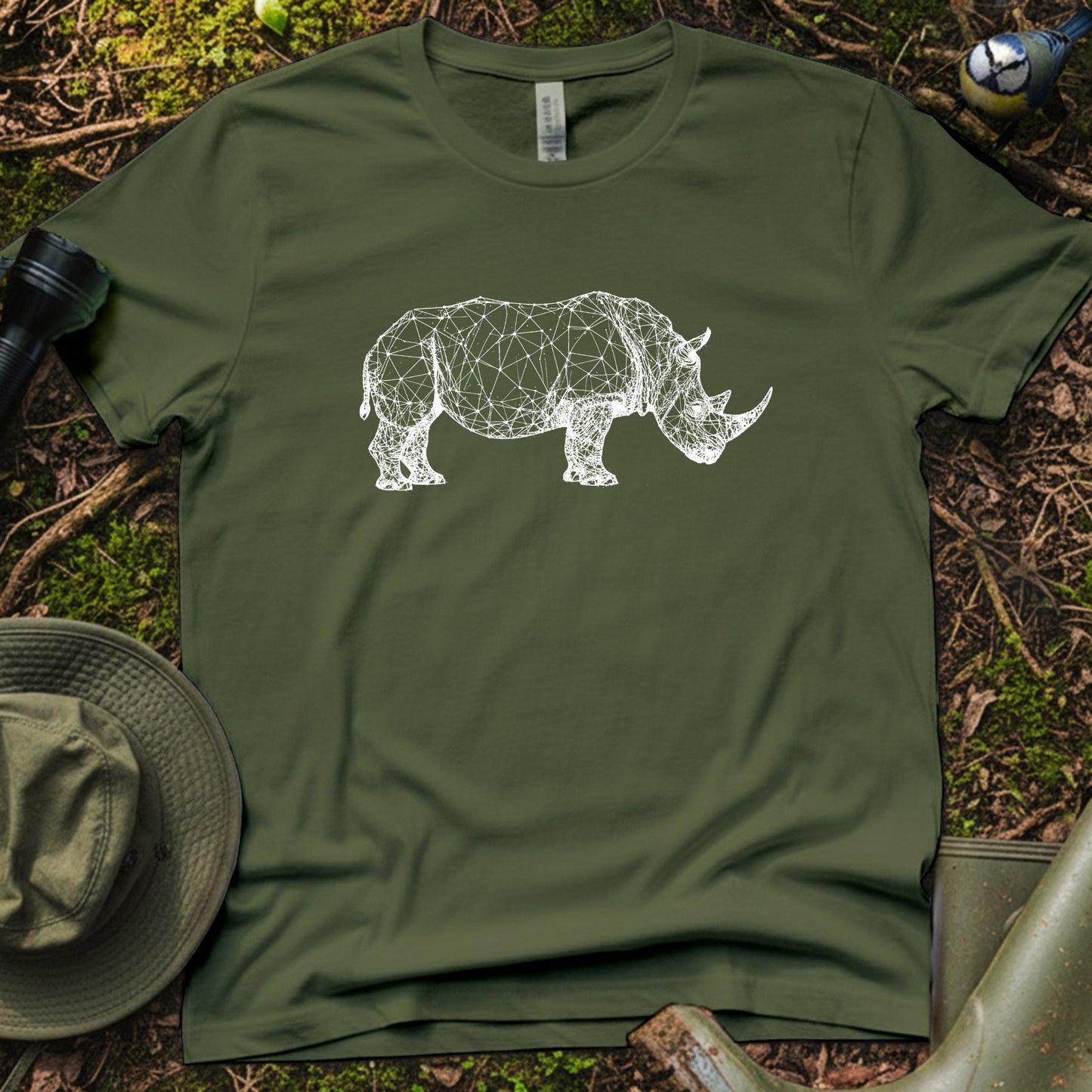 Geometric rhinoceros T-Shirt
