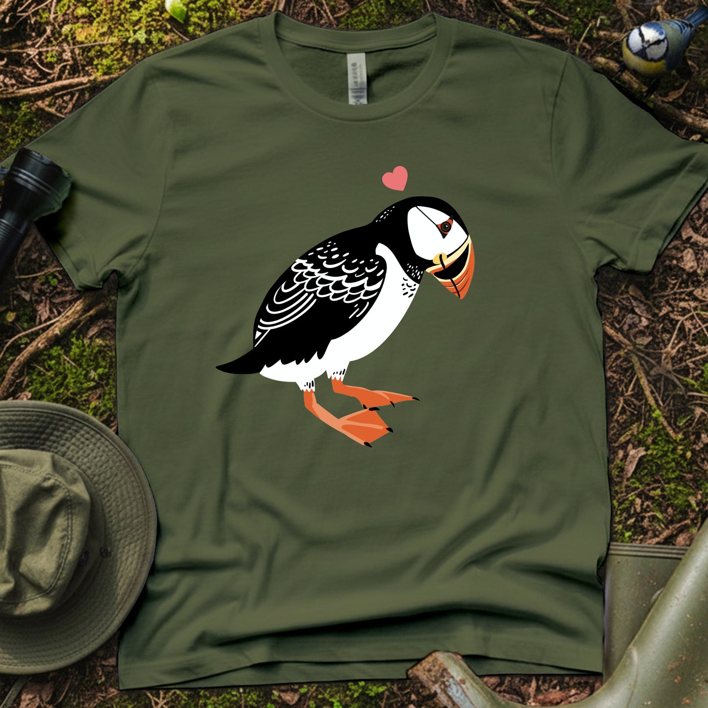 Puffin love T-Shirt (L)