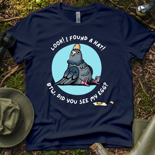 Silly Pigeon Hat T-Shirt