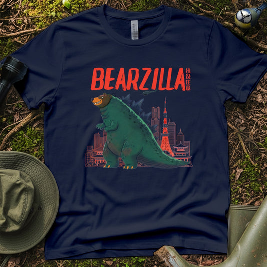 Bearzilla bear attack funny Tshirt