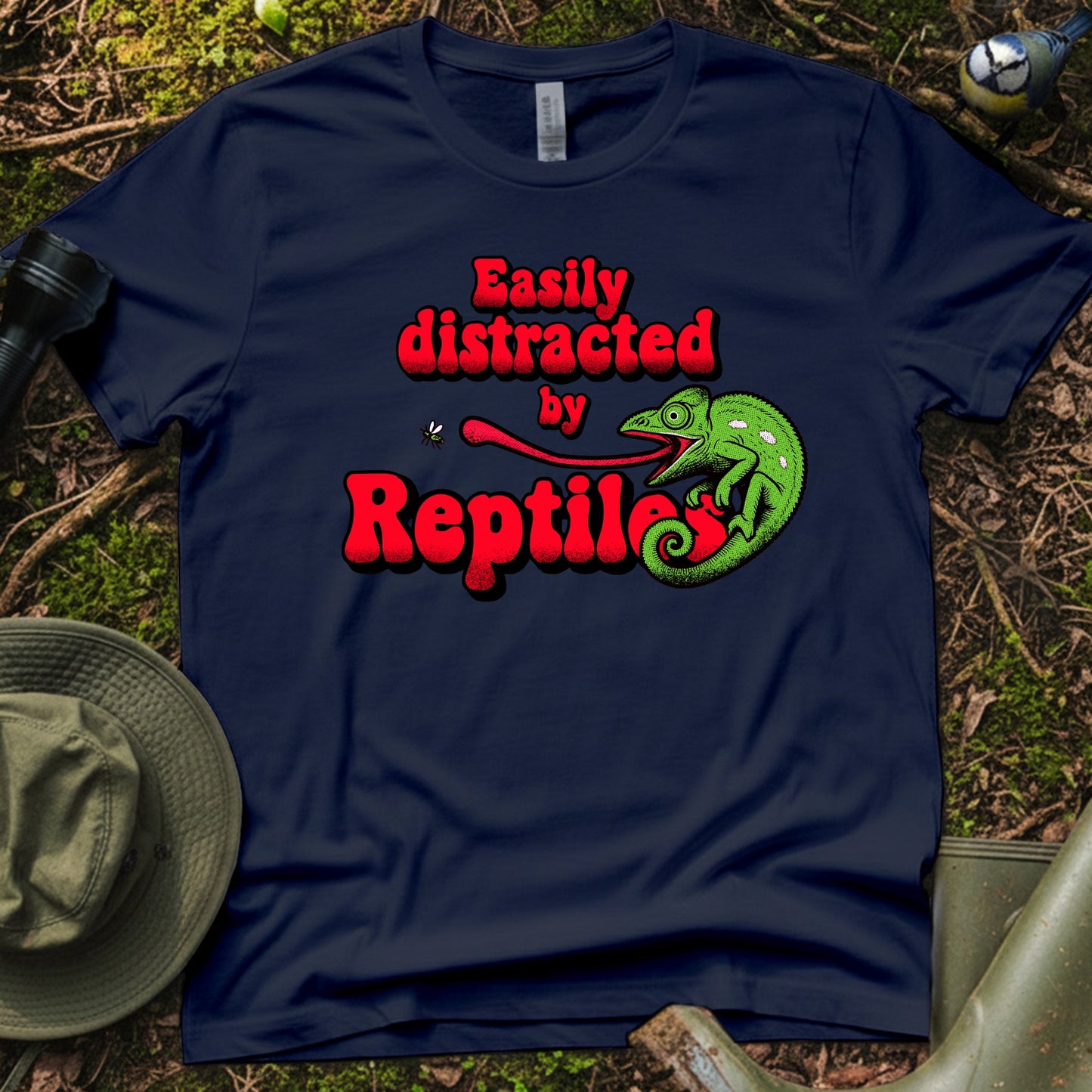 Easily distracted by reptile T-Shirt