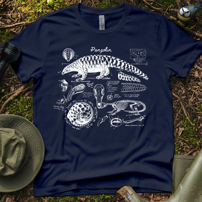 Pangolin Anatomy Diagrams Tshirt