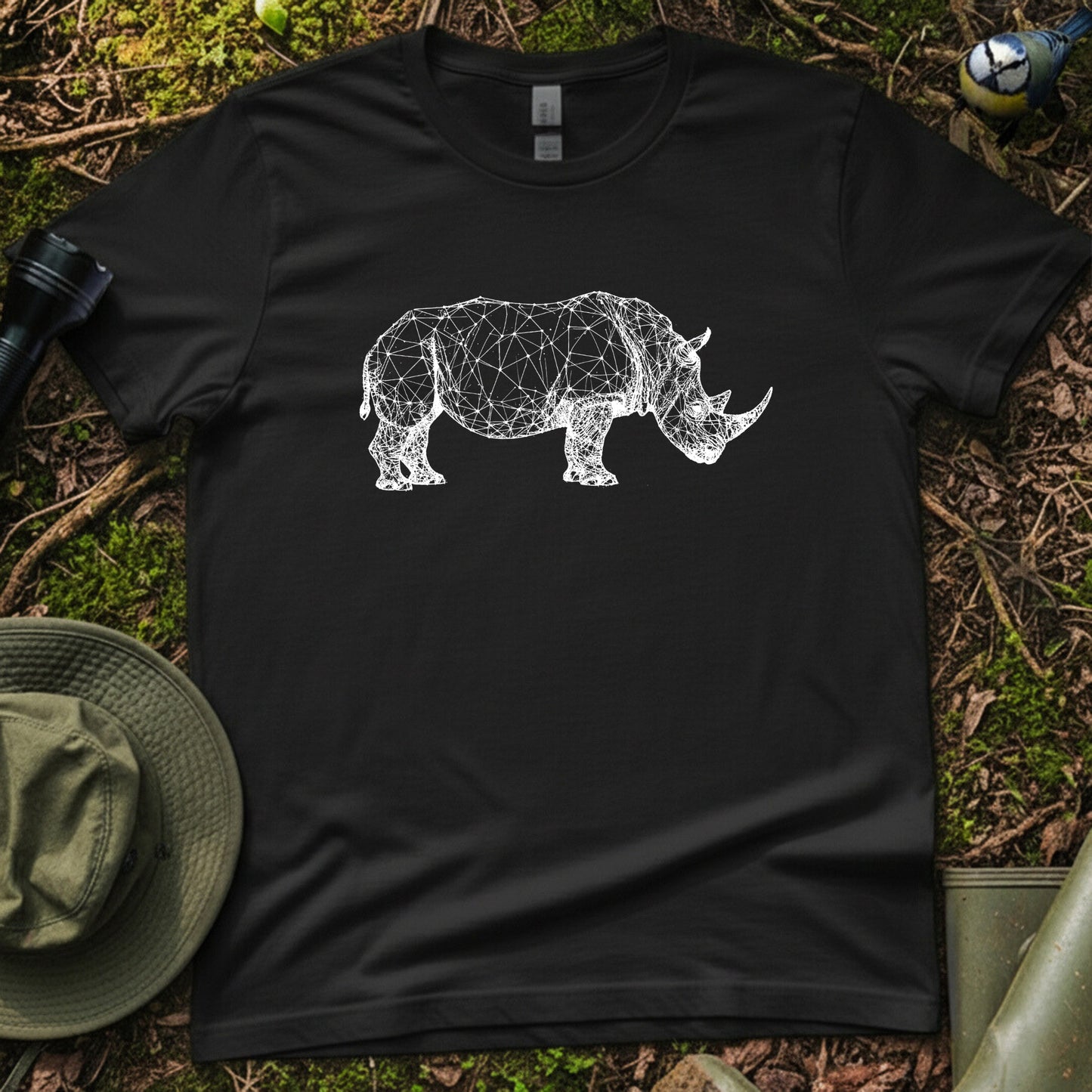 Geometric rhinoceros T-Shirt