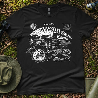 Pangolin Anatomy Diagrams Tshirt