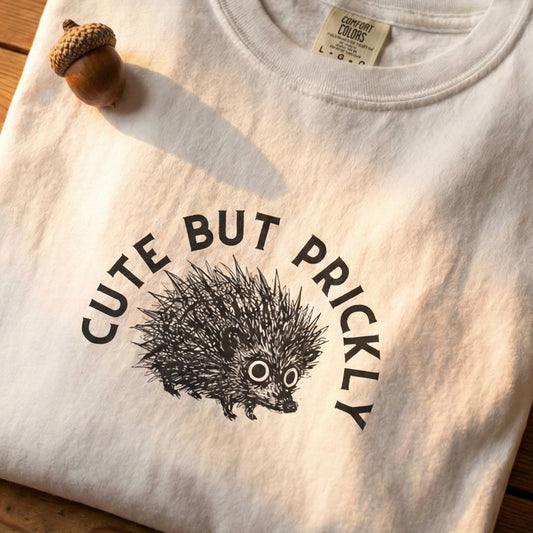 Cute but Prickly Hedgehog Tee Cute Hedgehog T-Shirt