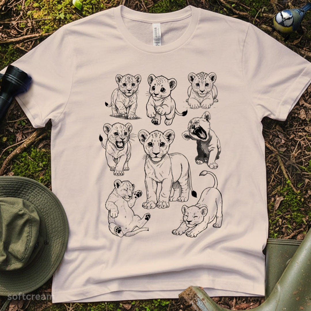 Cute Lion Cubs Tshirt