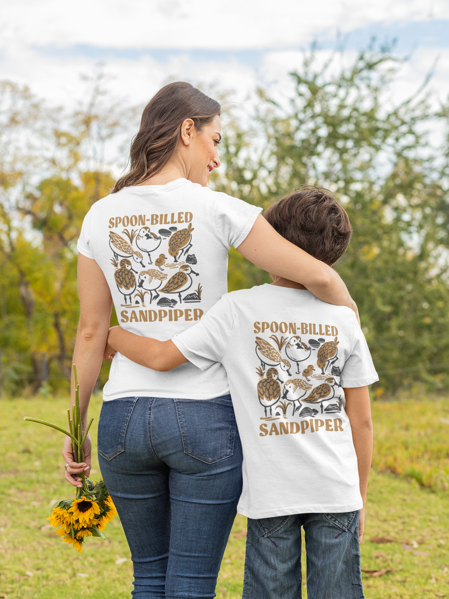 Spoon-billed Sandpiper T-Shirt, Birdwatcher Gift SAVING SPOONIE