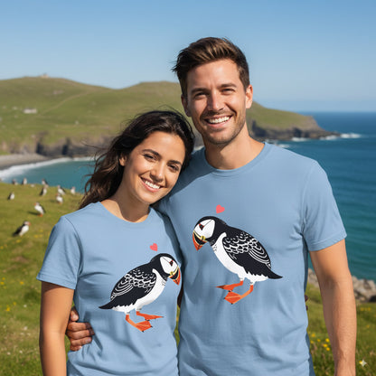 Puffin love T-Shirt (L)