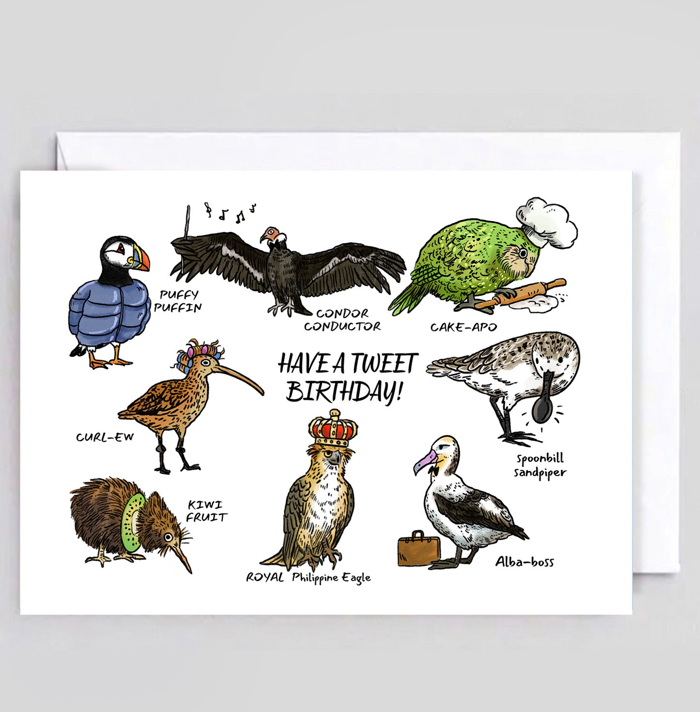 Funny Bird Birthday Card - Have a Tweet Birthday | Rare Species