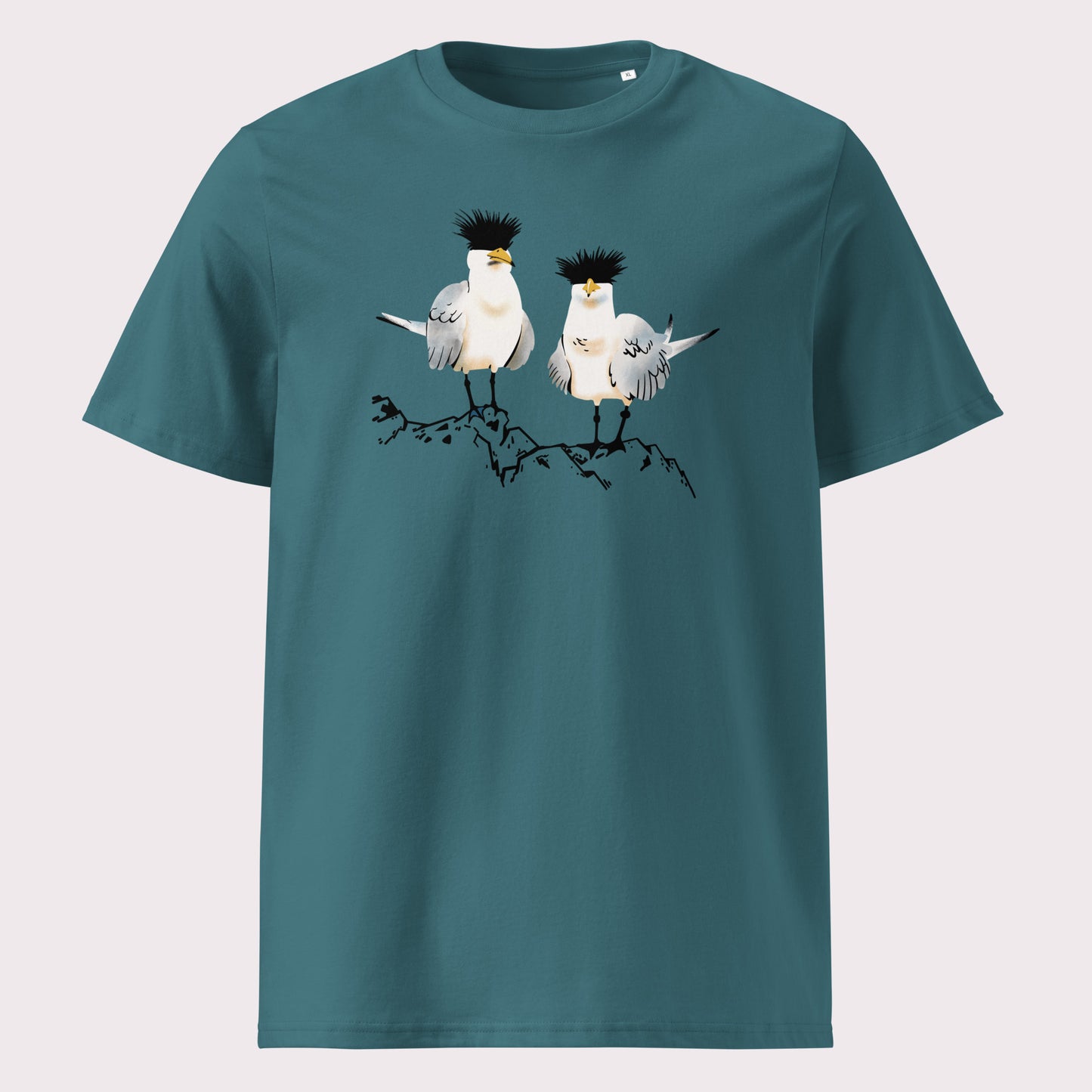 Chinese Crested Tern Organic Cotton T-Shirt – Birder gift