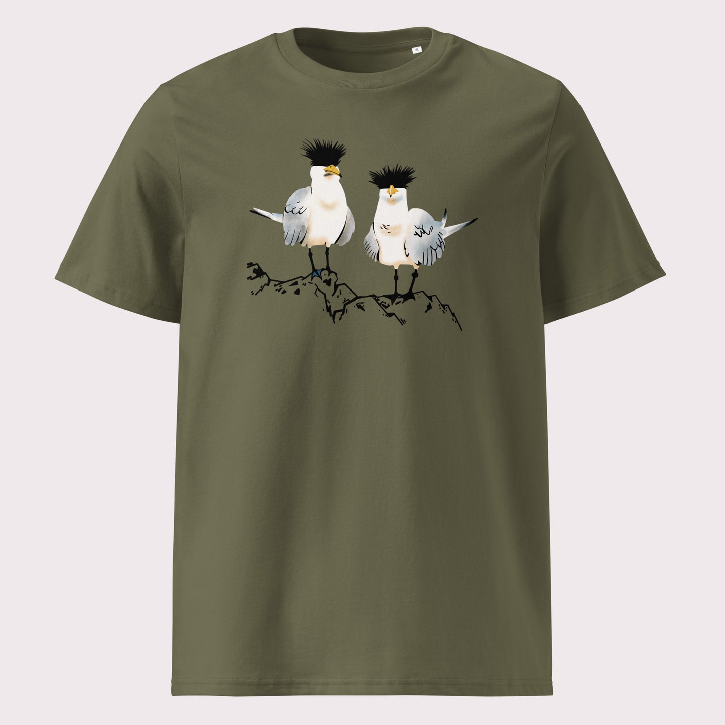 Chinese Crested Tern Organic Cotton T-Shirt – Birder gift