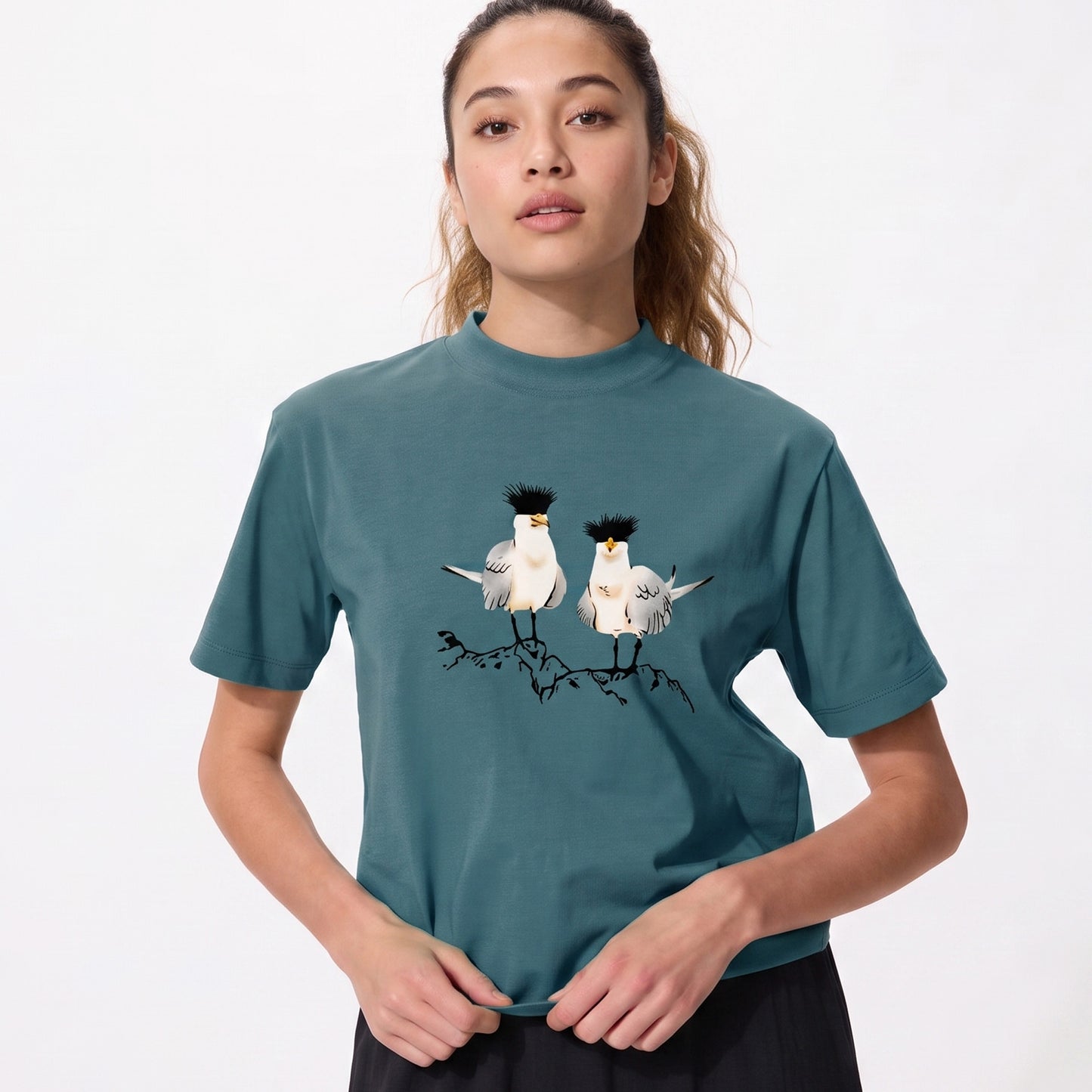 Chinese Crested Tern Organic Cotton T-Shirt – Birder gift