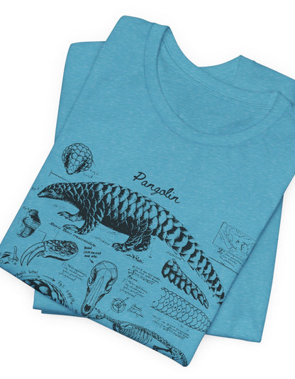 Pangolin Anatomy Diagrams Tshirt