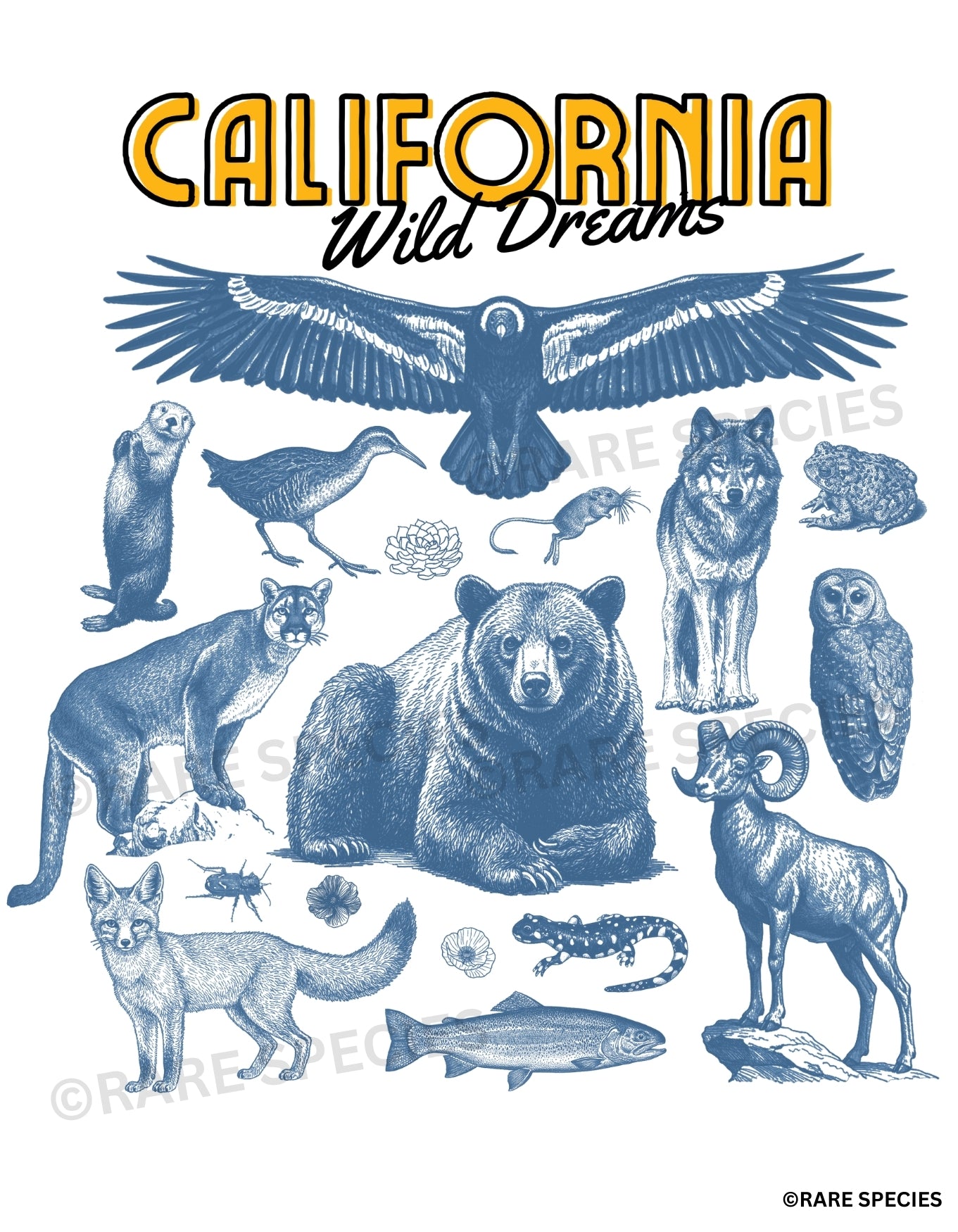 California Wildlife Tshirt
