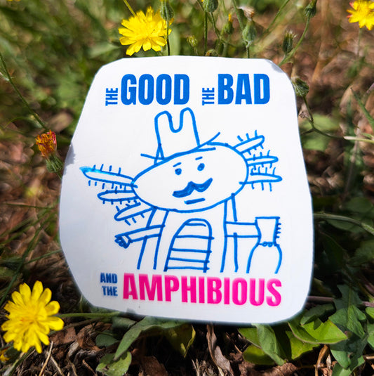 Newt The Good the Bad and the amphibious sticker