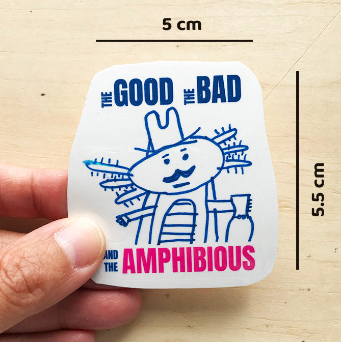Newt The Good the Bad and the amphibious sticker