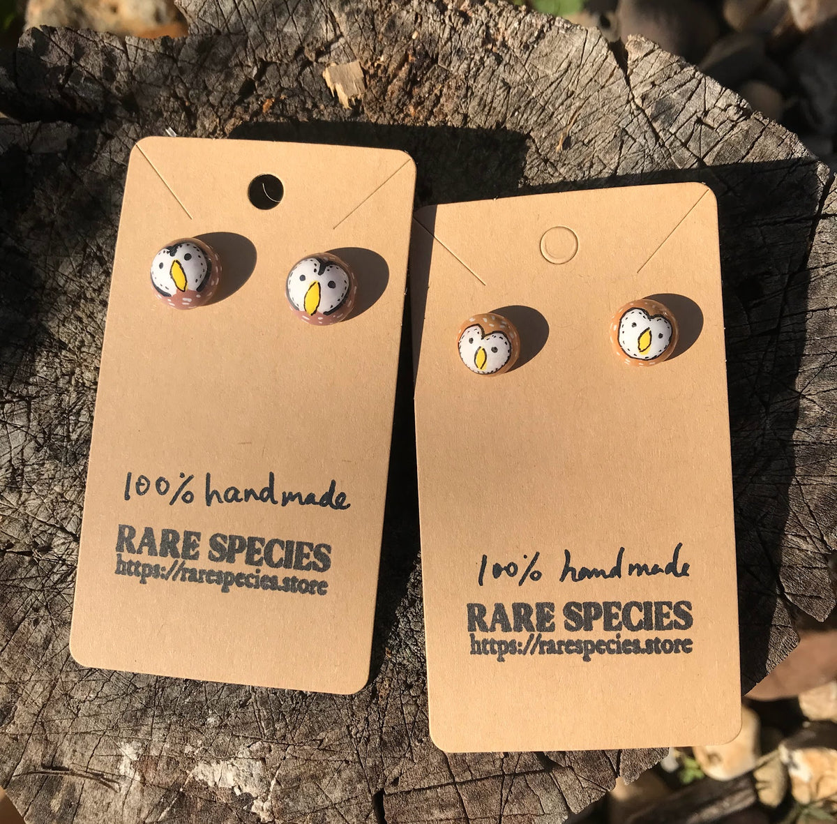 Hand-Painted Seal Stud Earrings | Cute Animal Lover Gift & Hypoallergenic Resin Jewellery (UK Stock)