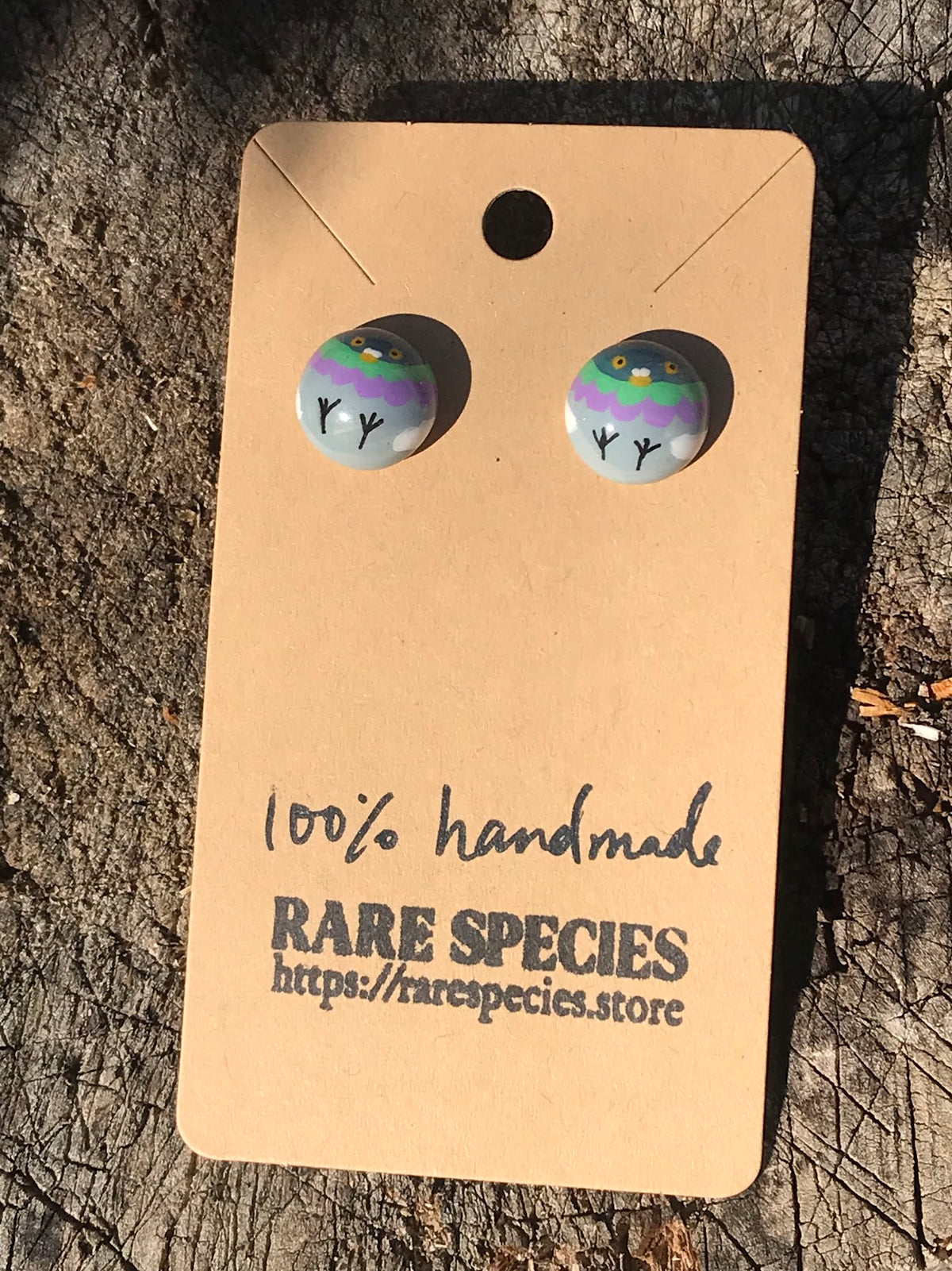 Hand-Painted Seal Stud Earrings | Cute Animal Lover Gift & Hypoallergenic Resin Jewellery (UK Stock)