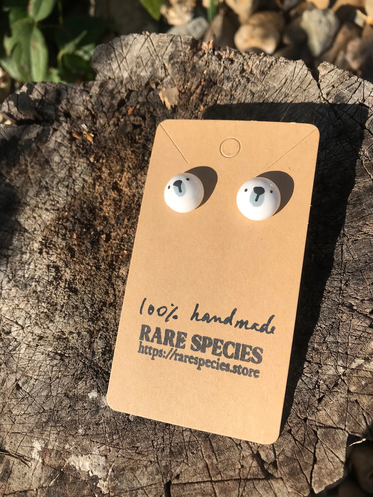 Hand-Painted Seal Stud Earrings | Cute Animal Lover Gift & Hypoallergenic Resin Jewellery (UK Stock)