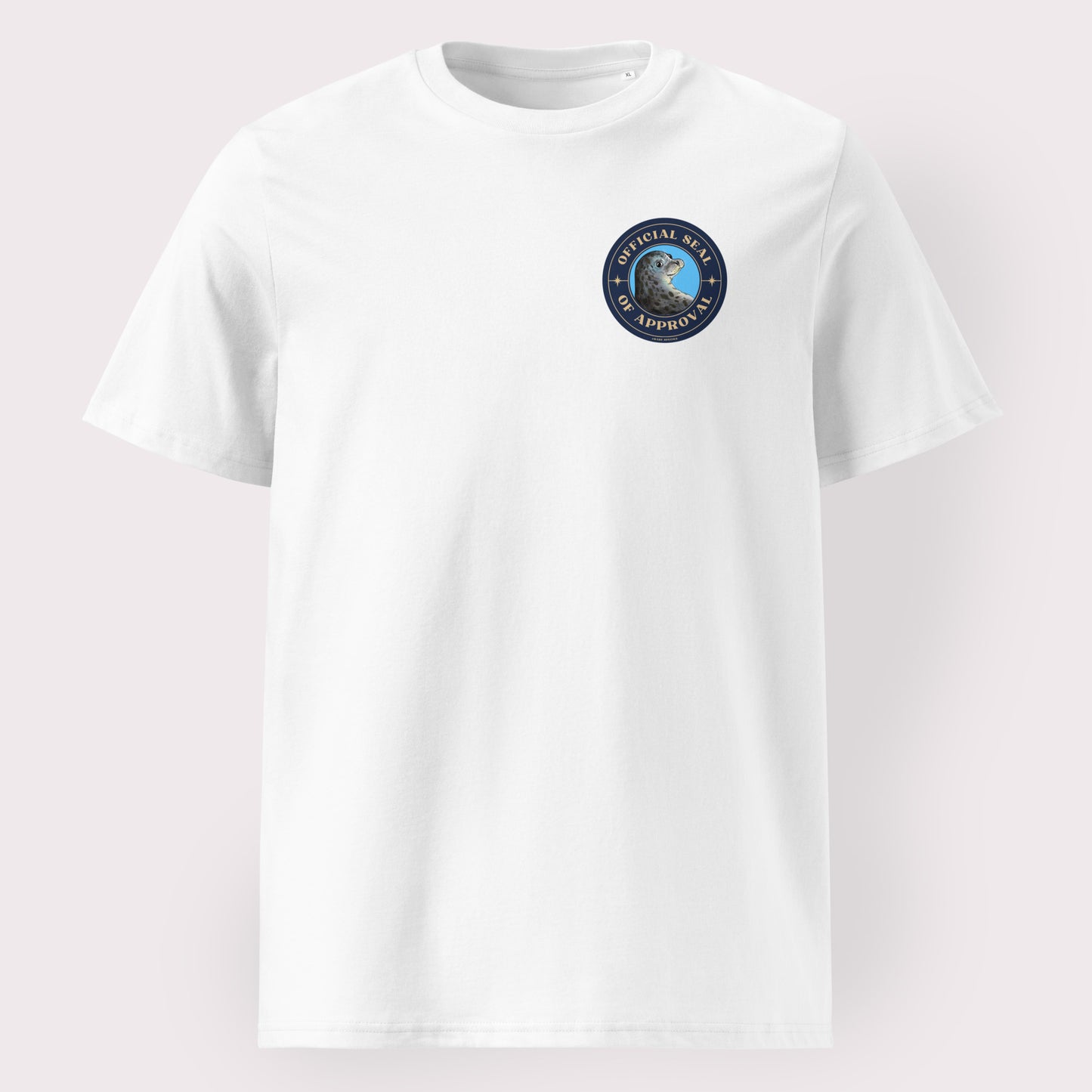 "Official Seal of Approval" Organic Cotton T-Shirt – Funny Sea Seal Animal Pun Graphic Tee