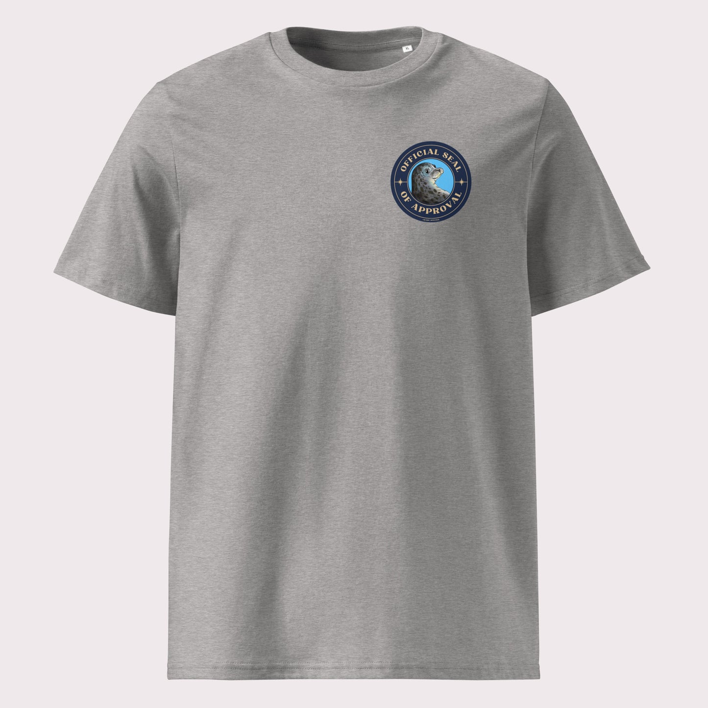 "Official Seal of Approval" Organic Cotton T-Shirt – Funny Sea Seal Animal Pun Graphic Tee