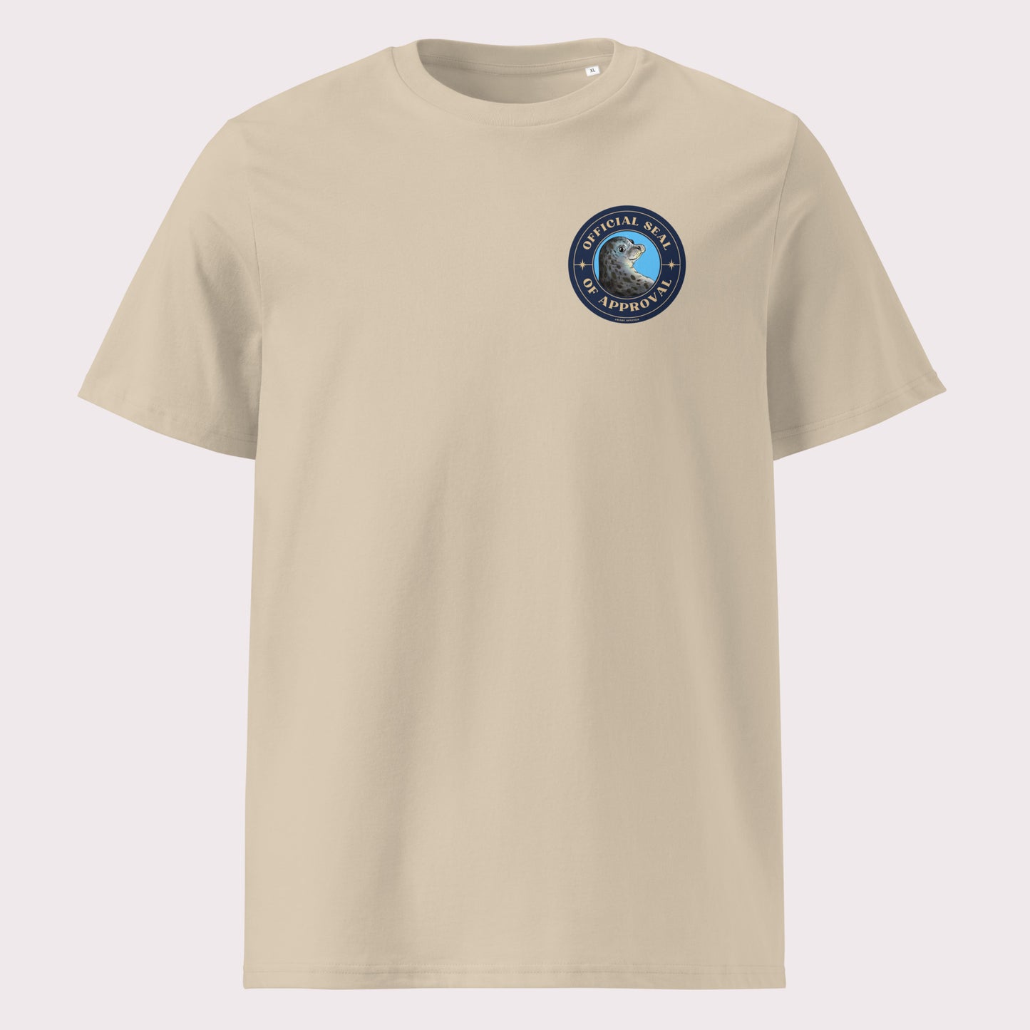 "Official Seal of Approval" Organic Cotton T-Shirt – Funny Sea Seal Animal Pun Graphic Tee