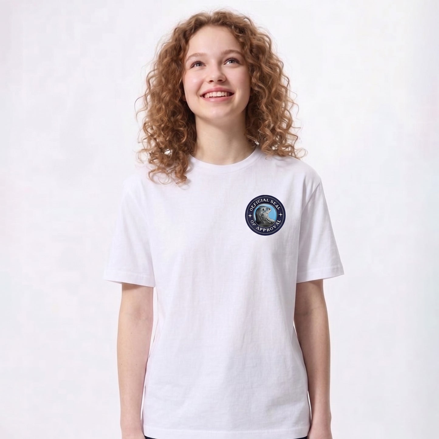 "Official Seal of Approval" Organic Cotton T-Shirt – Funny Sea Seal Animal Pun Graphic Tee
