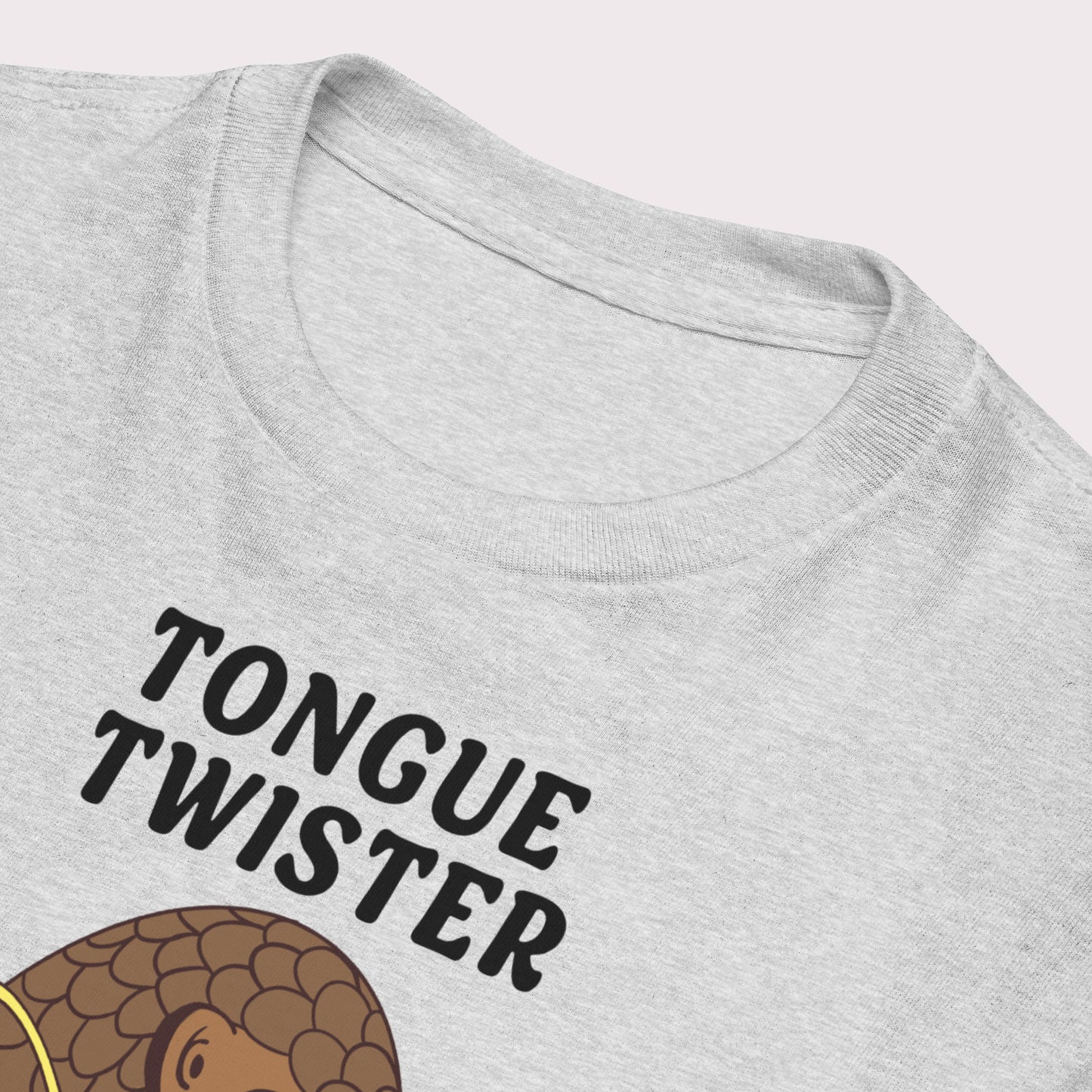 "Tongue Twister" Pangolin Spaghetti kid youth Cotton T-Shirt